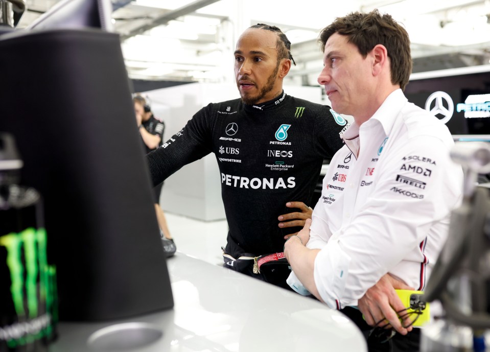 Hamilton and Wolff will be looking to cook up a more competitive car next season