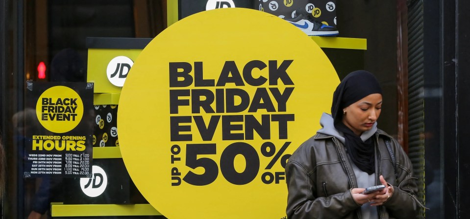 Black Friday discounts boosted shop sales last month but experts fear the UK may still face a recession