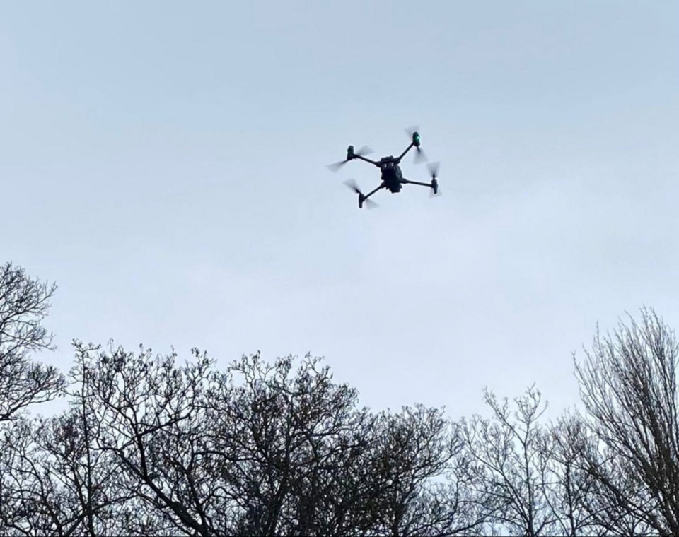 Cops are using drones in their hunt for the mum