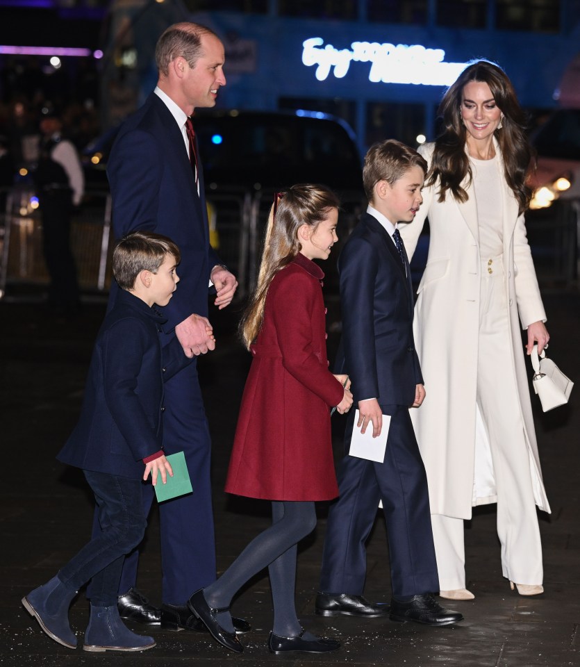 Princess Kate, Prince William, and their children were all smiles this evening