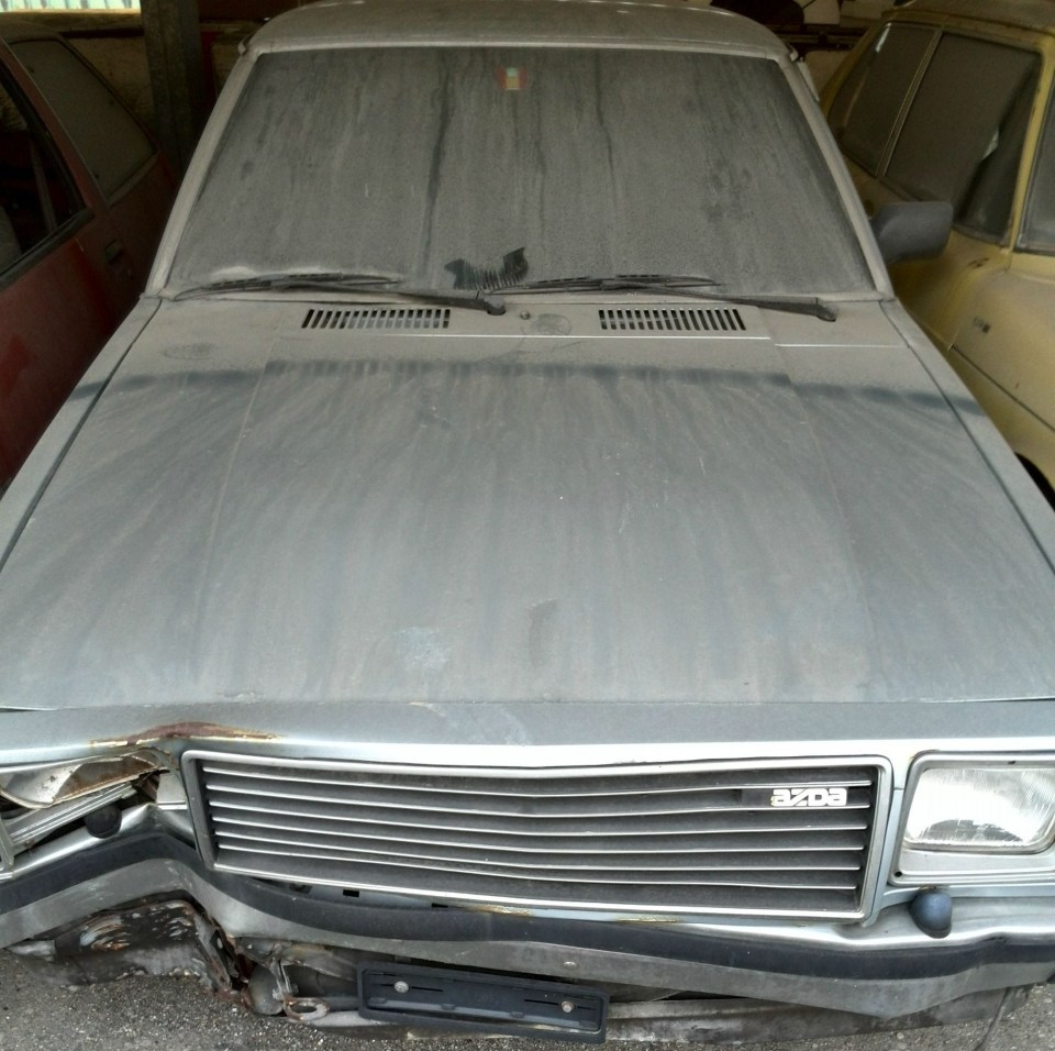 Many of the vehicles were badly damaged