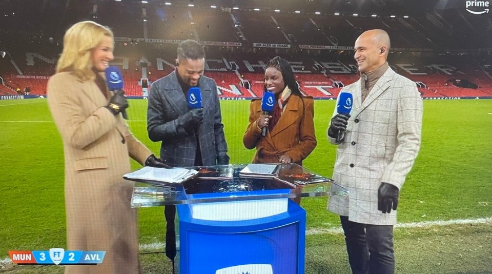 The Frenchman's cheeky response had his fellow pundits in stitches