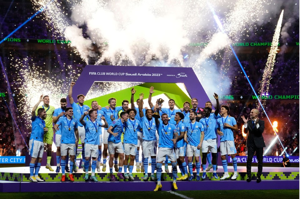 Manchester City won the Club World Cup in Saudi Arabia this month