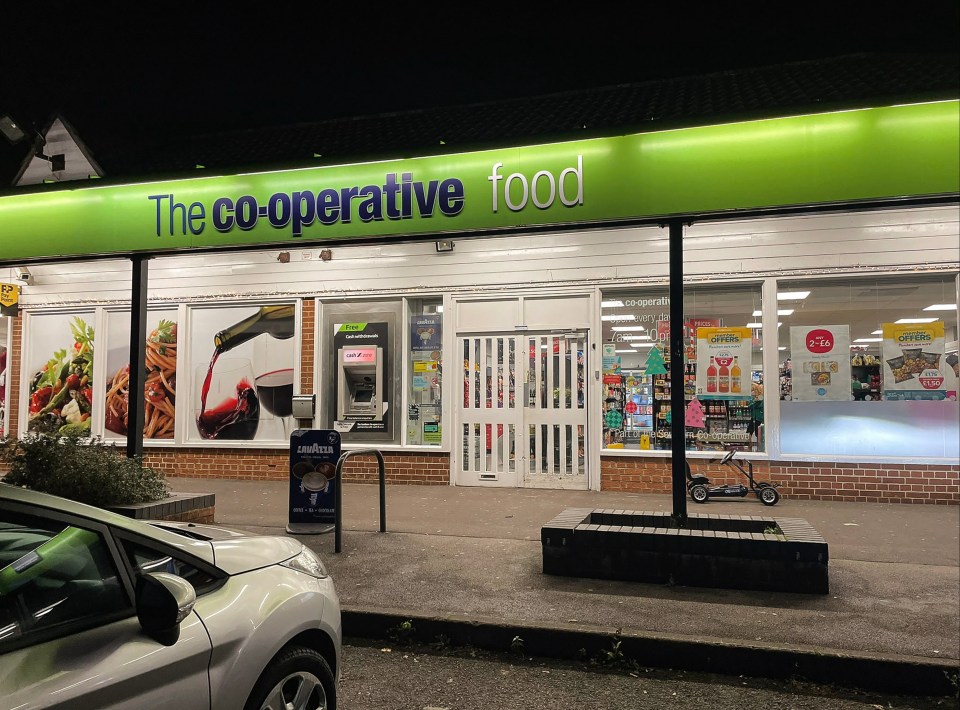 John was hired by the Co-op store in Eastleigh, Hants in May this year