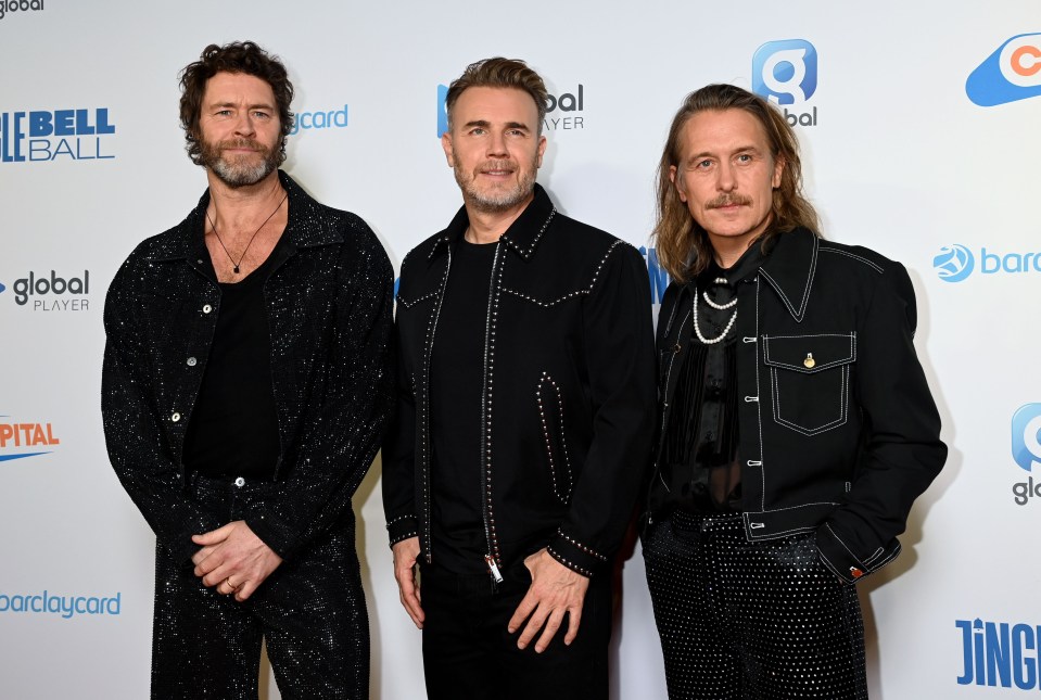 Gary Barlow, Mark Owen and Howard Donald kick off Take That’s This Life On Tour show