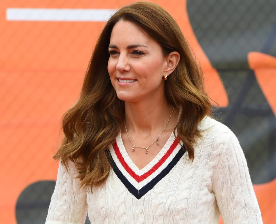 Stylish Kate Middleton wears a necklace from British brand Daniella Draper with Princess Charlotte’s initials on it