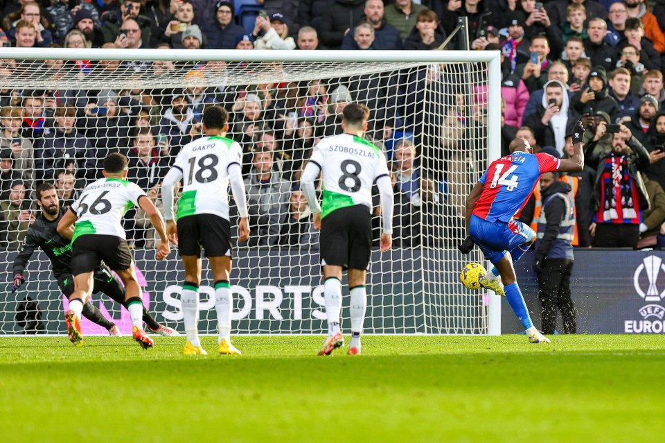 Palace did eventually get another penalty following more action from VAR