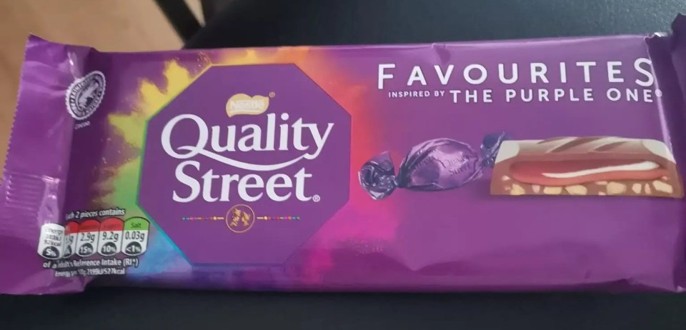 It's not only the price of Toblerone boxes that have been hugely discounted, but also a popular Quality Street chocolate bar