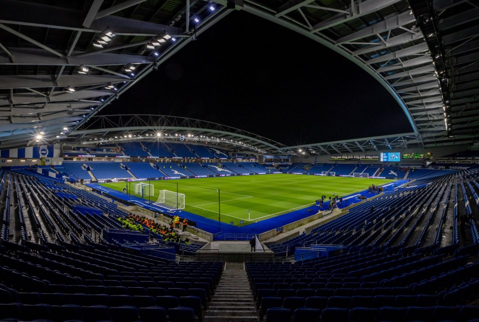 Brighton's Amex already appears pretty futuristic from this angle