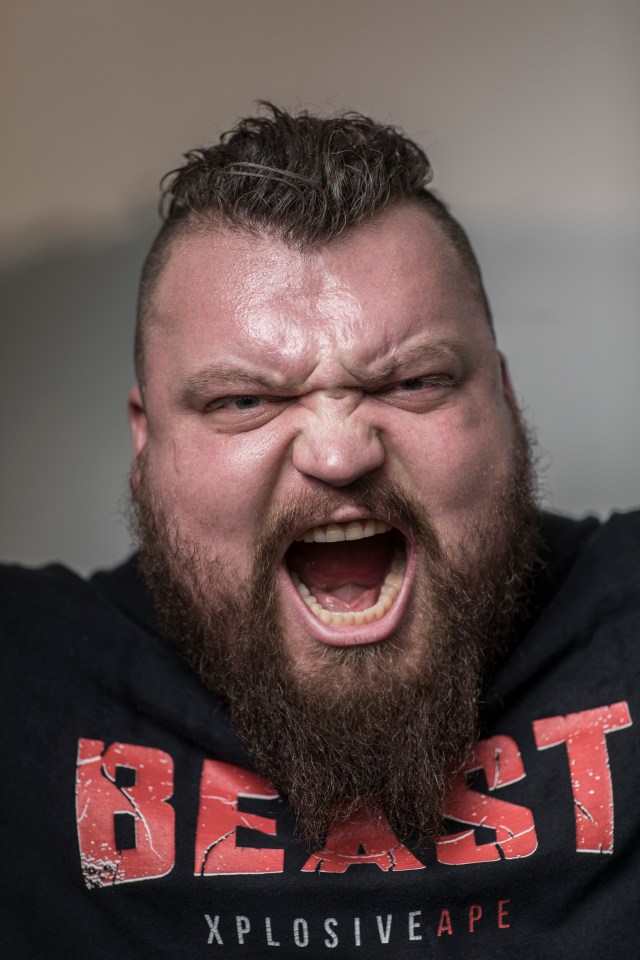 LONDON, ENGLAND - OCTOBER 18:  Eddie Hall, who was recently crowned the worlds strongest man, poses for a portrait after setting a new World Record for the Silver Dollar Deadlift at Random House on October 18, 2017 in London, England. Eddie lifted 90 stone / 536 kg. Until today this WR was held for 34 years by Tom Magee who lifted 535kg in 1983.  (Photo by John Phillips/Getty Images)