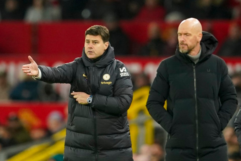 Pressure is mounting on under-fire bosses such as Erik ten Hag and Mauricio Pochettino