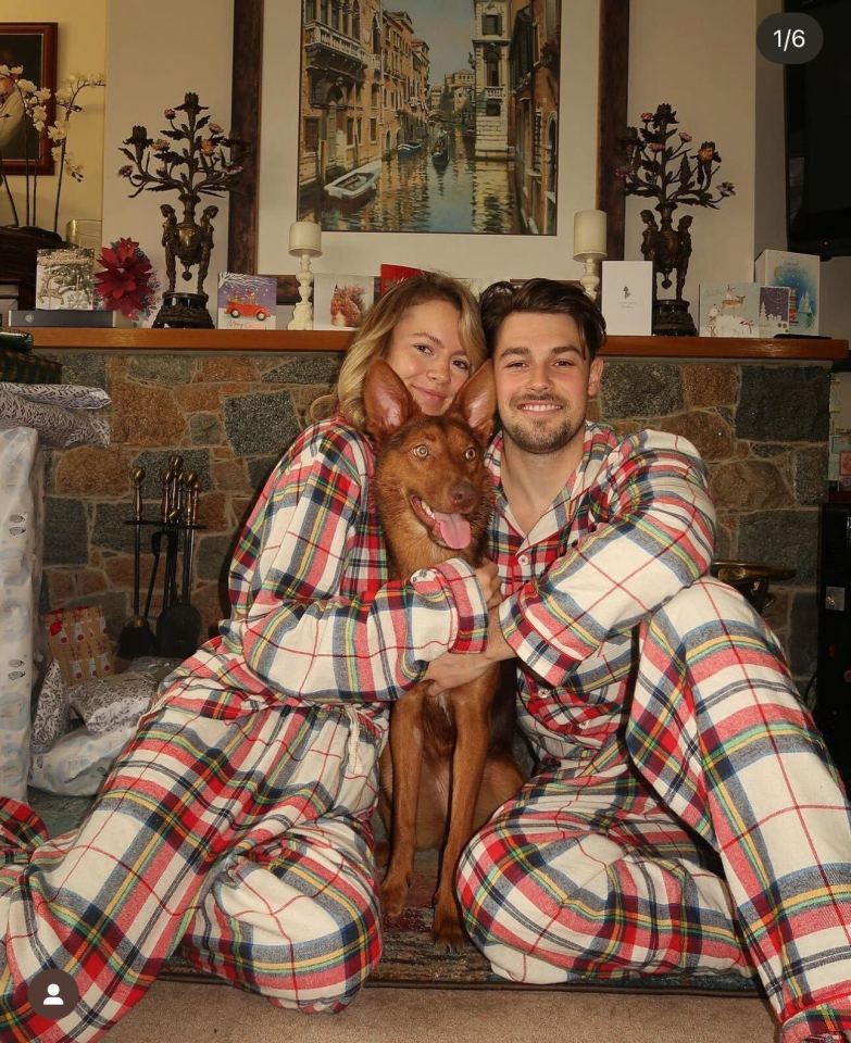 Love Island stars Tasha Ghouri and Andrew Le Page spent their second Christmas together