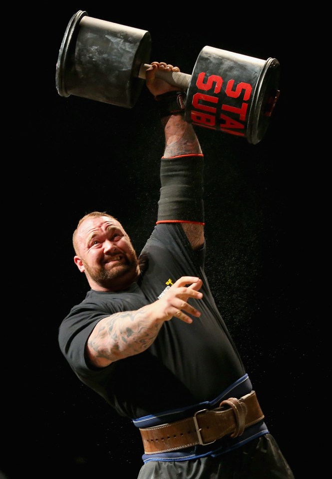 MELBOURNE, AUSTRALIA - MARCH 19: Hafthor Julius Bjornsson of Iceland competes in the Arnold Classic Professional Strongman competition during the 2016 Arnold Classic on March 19, 2016 in Melbourne, Australia. (Photo by Quinn Rooney/Getty Images)