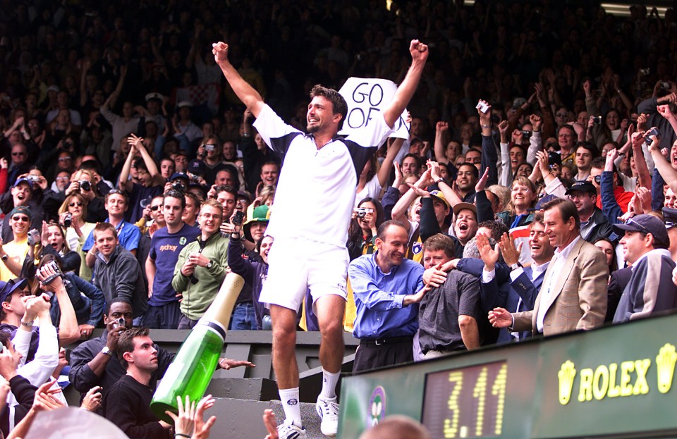 Ivanisevic was a popular winner at the All England Club