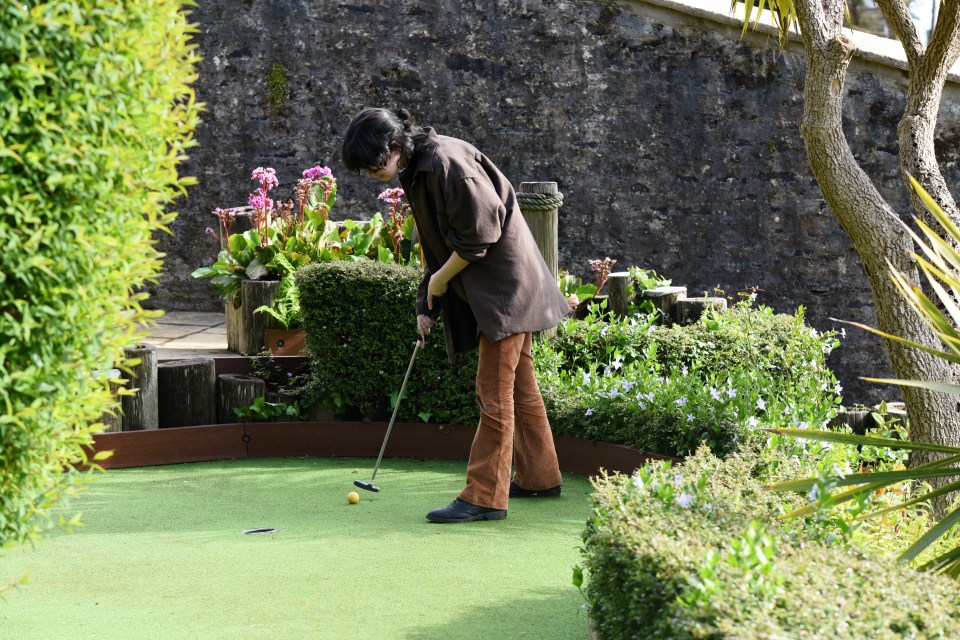 Crazy golf and crazy snooker are among several games that can be played