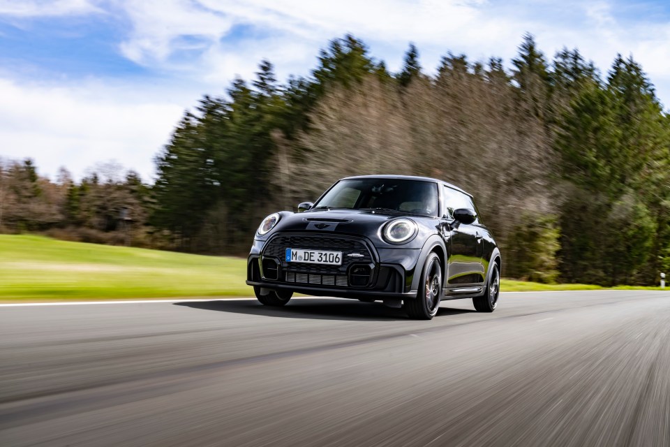 The Mini John Cooper Works has an incredible power-to-weight ratio