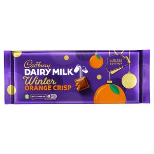 Cadbury's Dairy Milk Winter Orange Crisp Chocolate Bar will be leaving shelves as the Christmas period winds down