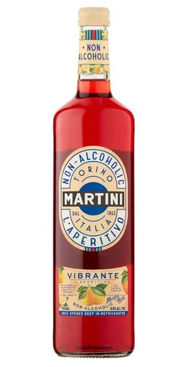 Non-alcoholic Martini Vibrante is £12.95