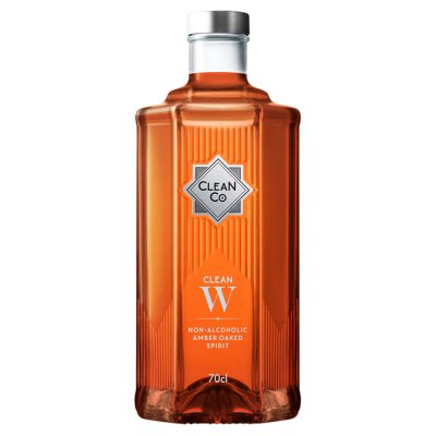 CleanCo Clean W non-alcoholic whisky is £17 at Waitrose