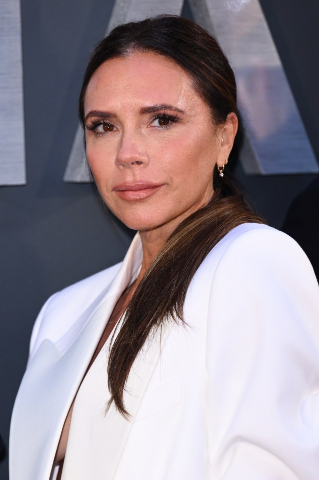 LONDON, ENGLAND - OCTOBER 03: Victoria Beckham attends the Netflix 'Beckham' UK Premiere at The Curzon Mayfair on October 03, 2023 in London, England. (Photo by Karwai Tang/WireImage)