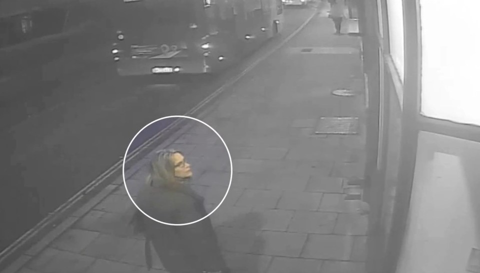 The last CCTV footage of Gaynor Lord before she vanished