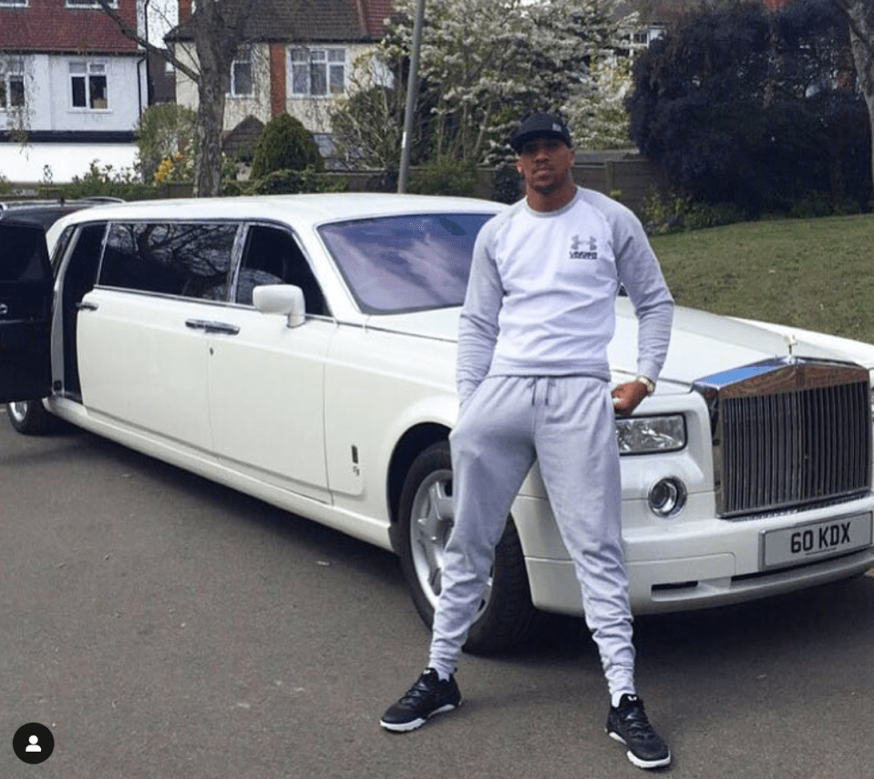 AJ was enamoured by a £600k Rolls-Royce limo he hired