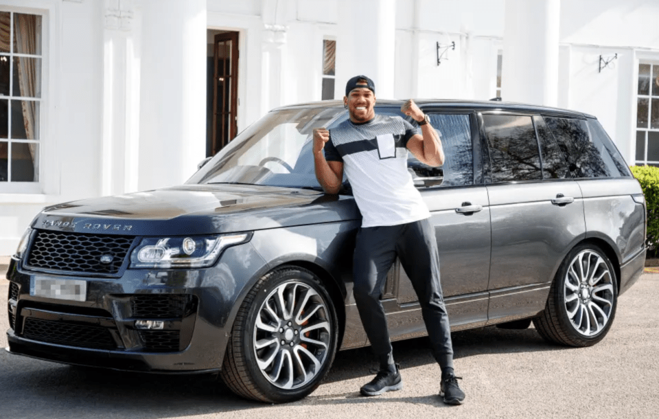 AJ has a deal with Jaguar Land Rover, who gave him a stunning Dynamic model Range Rover worth £150k