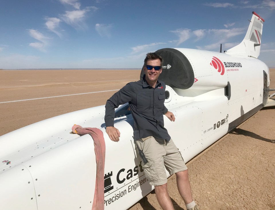 Stuart Edmondson is the mastermind behind the Bloodhound project and is looking for someone to take on the 'world's most dangerous job'