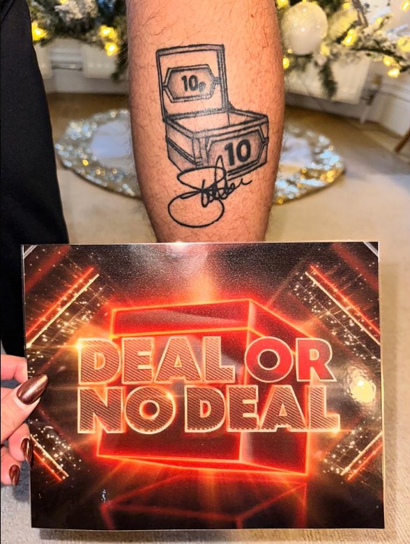 He kept his promise and revealed that he had got the hilarious tattoo after the episode