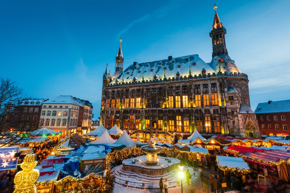 The escorted tour concludes with a day at the Christmas market in Aachen, which celebrates its 50th birthday this year