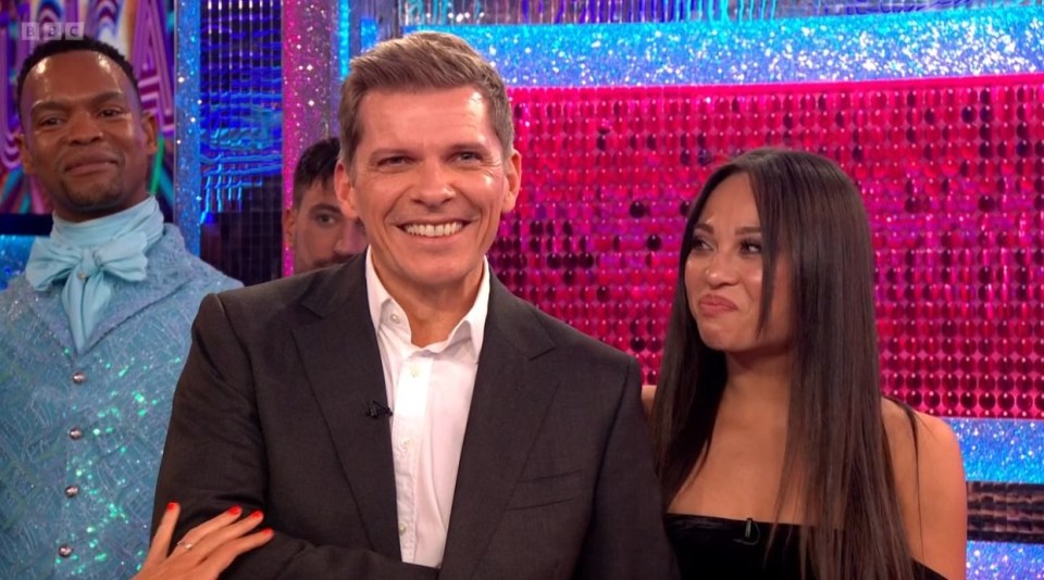 Nigel Harman dropped out of the competition hours before the live show after he sustained a rib injury