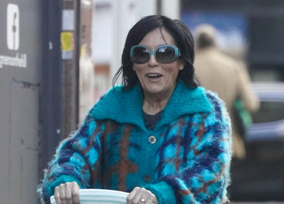 Jessie Wallace was all smiles as she was spotted on a family day out.