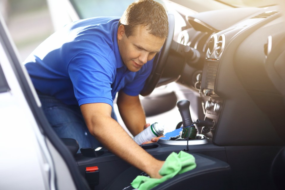 Using hairspray is a great way to remove glitter from your car, according to the experts