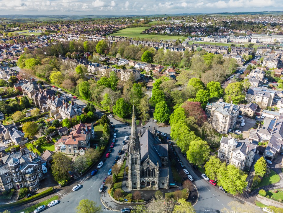 Harrogate is a picturesque town in Yorkshire