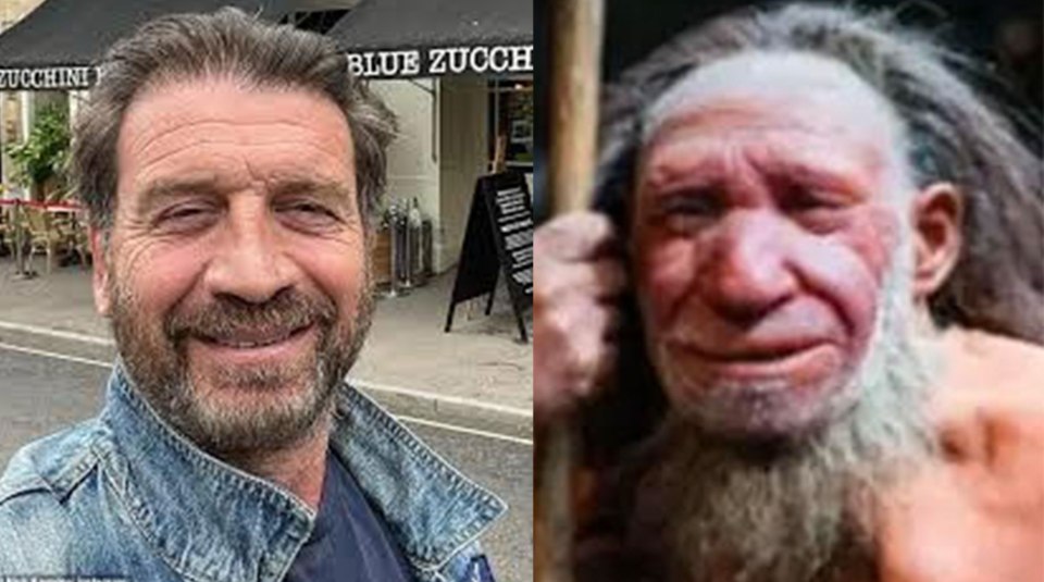 Nick Knowles and Neanderthal man