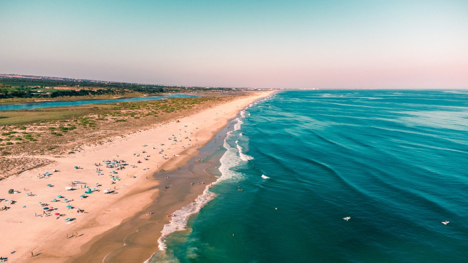 Tavira Island is a tiny Portuguese island located inside the Ria Formosa Natural Park