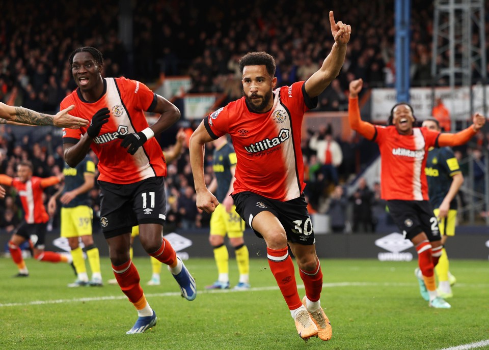 Andros Townsend scored the winner as Luton got a huge win over Newcastle