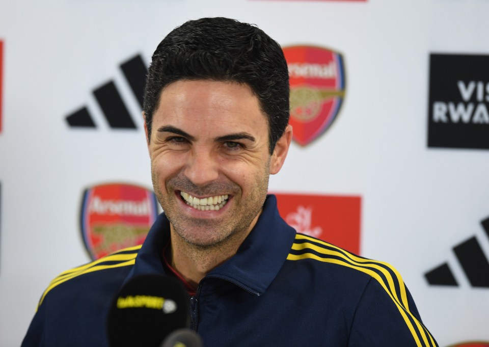 Arteta has vowed to be on his best behaviour against Aston Villa