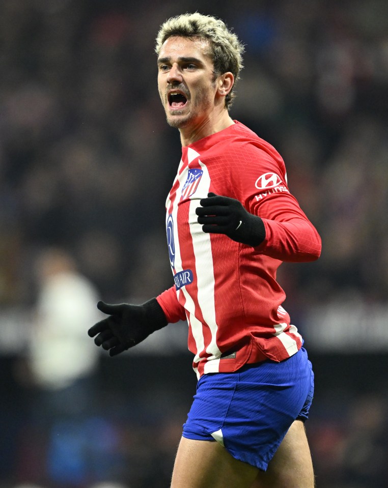 Antoine Griezmann made history for Atletico Madrid last night