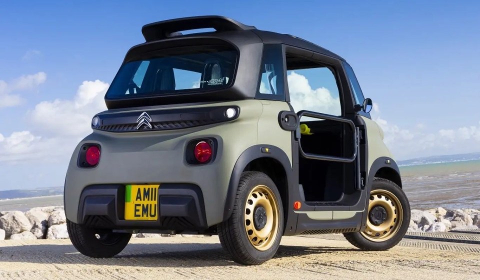 The Citroen Ami is technically a quadricyle