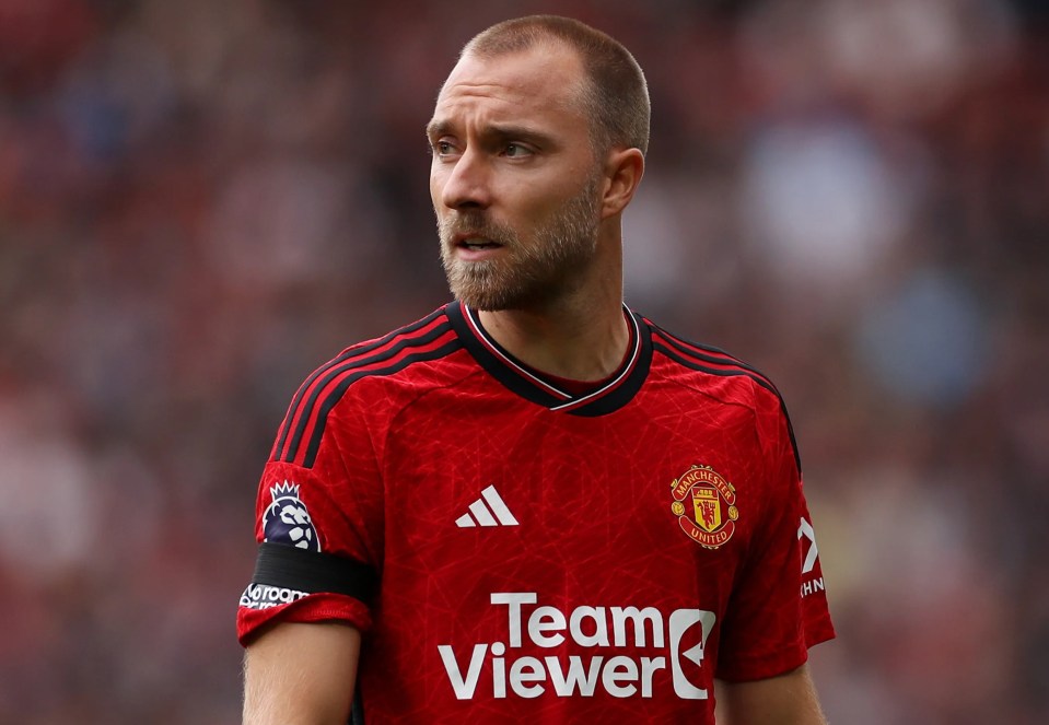 Christian Eriksen labelled Hojlund an 'aggressive' player after he joined Manchester United