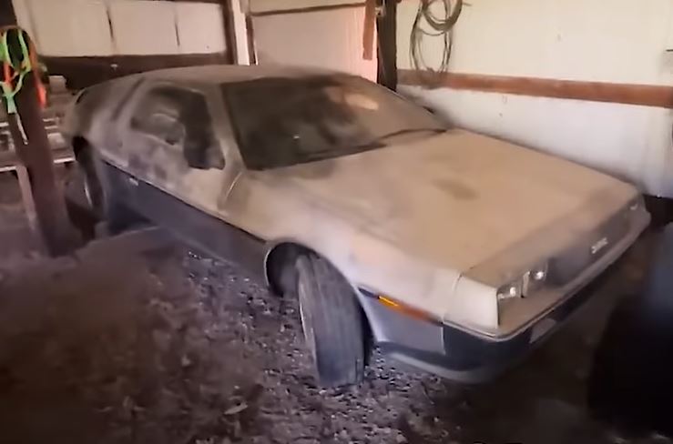 The DMC Delorean hadn't been touched in two decades