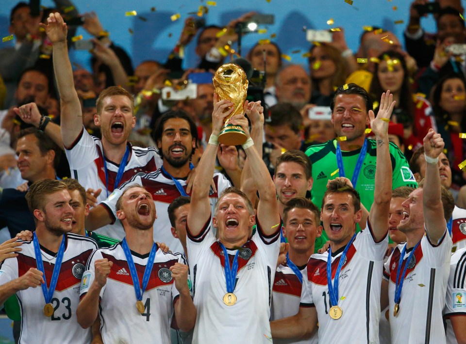 Bastian Schweinsteiger won the World Cup with Germany in 2014