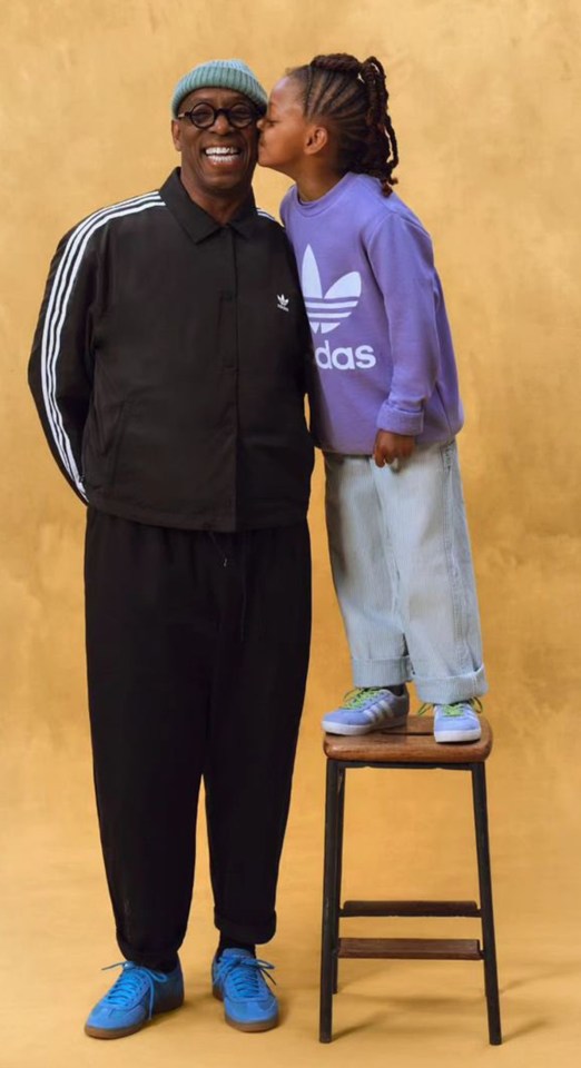 Ian Wright and granddaughter, Raphaella Wright-Phillips, who is a talented young footballer