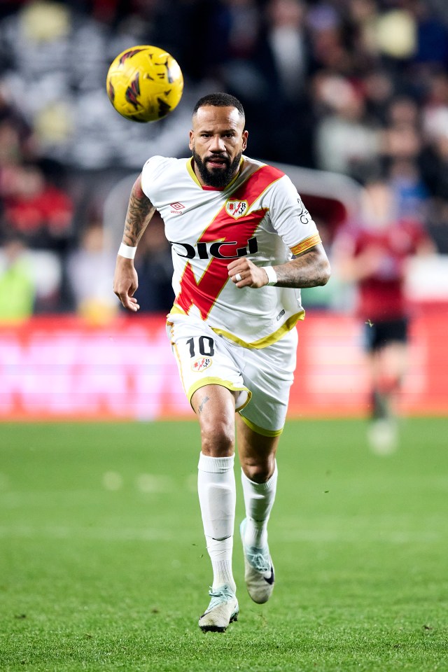 Ex-Man Utd flop Bebe is now thriving in Spain with Rayo Vallecano