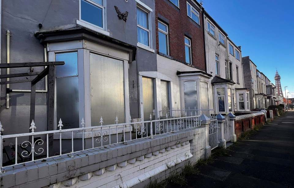 Behind the resort's glitzy Golden Mile and Blackpool Tower are drug dens in terraced houses where Brits live in poor conditions