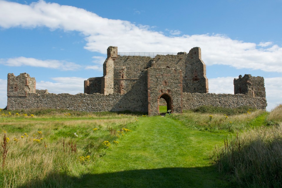 Piel Castle was built in the 14th century