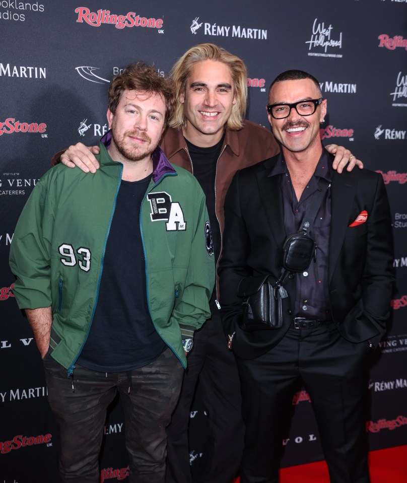  Matt and his fellow bandmates James Bourne and Charlie Simpson