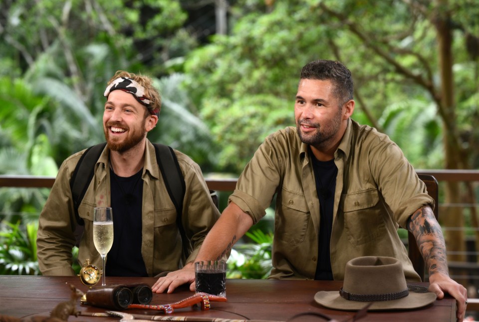 Sam and Tony became firm friends during their time in the jungle