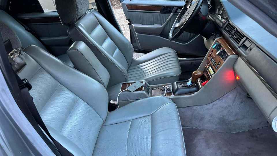 The inside features leather upholstery so that you can take on the apocalypse in comfort